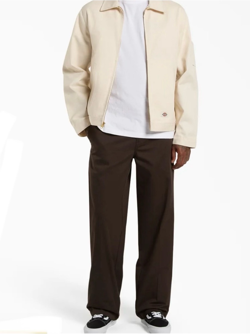 Dickies Straight-Leg Pants in Dark Brown